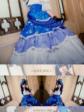 《Love Live! 》园田海未Sonoda觉醒 C O S P L A Y_园田海未-舞会-LOVELIVE (5)