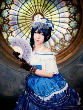 《Love Live! 》园田海未Sonoda觉醒 C O S P L A Y_园田海未-舞会-LOVELIVE (6)