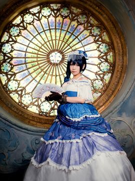 《Love Live! 》园田海未Sonoda觉醒 C O S P L A Y_园田海未-舞会-LOVELIVE (10)