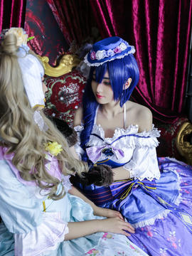 《Love Live! 》园田海未Sonoda觉醒 C O S P L A Y_园田海未舞会觉醒【老透明来发片】 (4)