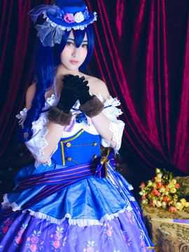 《Love Live! 》园田海未Sonoda觉醒 C O S P L A Y_＃Love Live#舞会觉醒正片 海 (5)
