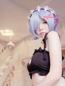Rezero - Ram x Rem Cat keyhole fanart ver_13