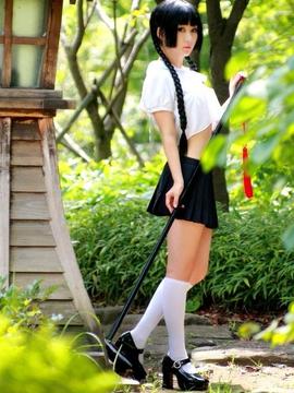 ZONE-00  - Okino Mayoko cosplay by Koyuki_117_School_uniform_021
