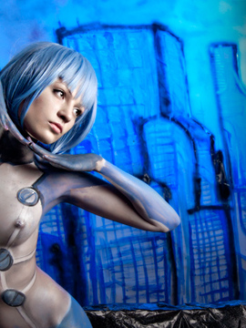 Evangelion - Rei and Asuka bodypaint cosplay_12_DSC_0603s