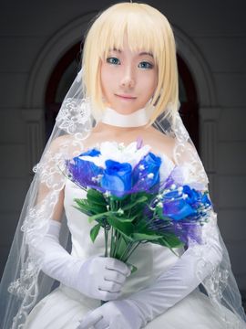 《FateZero》 海边花嫁SABER花嫁版C O S