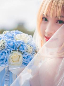 《FateZero》 海边花嫁SABER花嫁版C O S_Saber 十周年婚纱手办~攒人品抽黑贞！ (3)