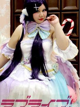 东条希白色情人节再世 C O S_一只乳量不足的希…… (11)