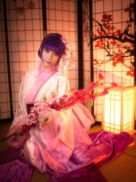 《守护甜心!》藤咲抚子大和舞姬 C O S P L A Y_藤咲抚子大和舞姬 C O S (3)