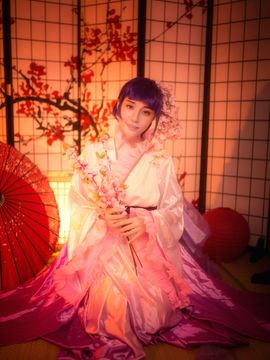 《守护甜心!》藤咲抚子大和舞姬 C O S P L A Y_藤咲抚子大和舞姬 C O S (7)