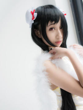 《date a live》時崎狂三除夕快乐 C O S P L A Y_时崎狂三白旗袍 (23)