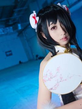 《date a live》時崎狂三除夕快乐 C O S P L A Y_时崎狂三白旗袍 (3)