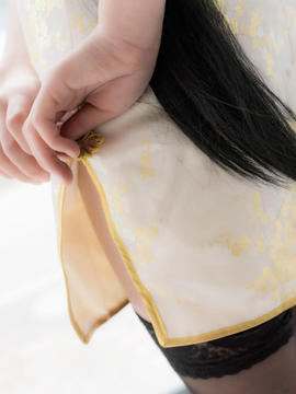 《date a live》時崎狂三除夕快乐 C O S P L A Y_时崎狂三白旗袍 (19)