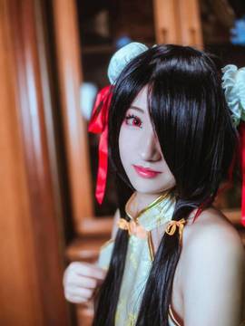 《date a live》時崎狂三除夕快乐 C O S P L A Y_#时崎狂三#白旗袍 (1)