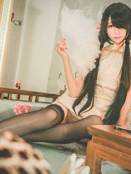 《date a live》時崎狂三除夕快乐 C O S P L A Y_【狂三 - 白旗袍】 (3)