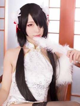 《date a live》時崎狂三除夕快乐 C O S P L A Y_【狂三 - 白旗袍】 (16)