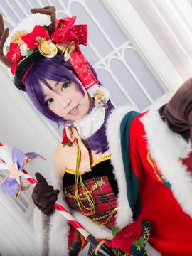 《Lovelive！》东条希圣诞觉醒 C O S P L A Y_今夜我就是你的圣诞礼物，喜欢吗～ (1)