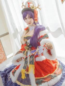 《Lovelive！》东条希圣诞觉醒 C O S P L A Y_今夜我就是你的圣诞礼物，喜欢吗～ (3)