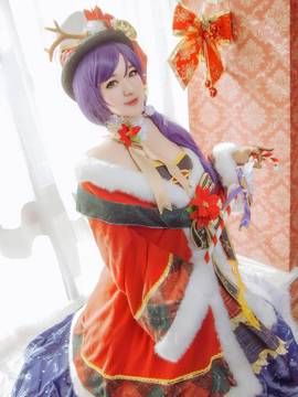 《Lovelive！》东条希圣诞觉醒 C O S P L A Y_今夜我就是你的圣诞礼物，喜欢吗～ (4)