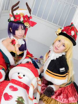 《Lovelive！》东条希圣诞觉醒 C O S P L A Y_今夜我就是你的圣诞礼物，喜欢吗～ (11)