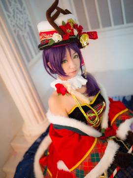 《Lovelive！》东条希圣诞觉醒 C O S P L A Y_今夜我就是你的圣诞礼物，喜欢吗～ (12)
