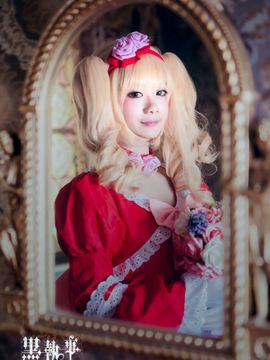 《黑执事》 伊丽莎白·米多福特红礼服C O S P L A Y