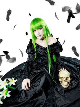 《叛逆的鲁路修》C.C.女王礼服 C O S P L A Y_【Code Geass 反叛的鲁路修】Silence (5)