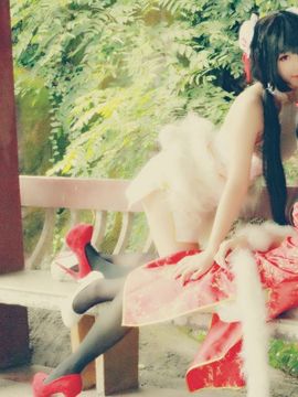 《约会大作战》狂三同人旗袍cp的正片 C O S P L A Y_狂三同人旗袍cp的正片 C O S (24)