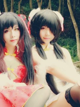 《约会大作战》狂三同人旗袍cp的正片 C O S P L A Y_狂三同人旗袍cp的正片 C O S (12)