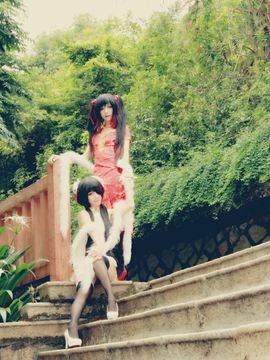 《约会大作战》狂三同人旗袍cp的正片 C O S P L A Y_狂三同人旗袍cp的正片 C O S (14)