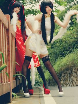 《约会大作战》狂三同人旗袍cp的正片 C O S P L A Y_狂三同人旗袍cp的正片 C O S (17)