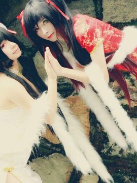 《约会大作战》狂三同人旗袍cp的正片 C O S P L A Y_狂三同人旗袍cp的正片 C O S (19)