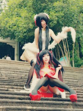 《约会大作战》狂三同人旗袍cp的正片 C O S P L A Y_狂三同人旗袍cp的正片 C O S (21)