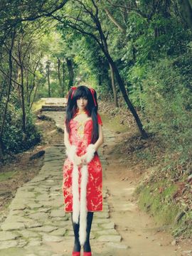 《约会大作战》狂三同人旗袍cp的正片 C O S P L A Y_狂三同人旗袍cp的正片 C O S (6)