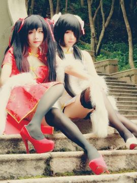 《约会大作战》狂三同人旗袍cp的正片 C O S P L A Y_狂三同人旗袍cp的正片 C O S (8)