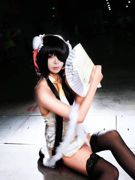 《约会大作战》狂三同人旗袍cp的正片 C O S P L A Y_#cp19##狂三##贺岁旗袍ver# (3)