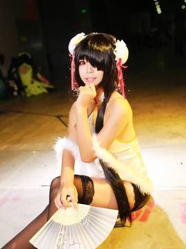 《约会大作战》狂三同人旗袍cp的正片 C O S P L A Y_#cp19##狂三##贺岁旗袍ver# (5)