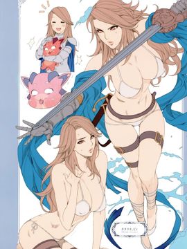 (C89) (同人誌) [妄想コロッセオ (織田non)] Hな年上キャラの落描き・ラフ漫画本 (よろず)[final個人漢化]_sc023f