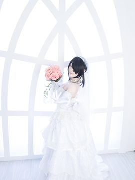 《(DATE A LIVE》狂三花嫁C O S P L A Y_【約會大作戰】時崎狂三 婚紗cosplay (3)