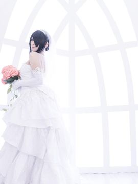 《(DATE A LIVE》狂三花嫁C O S P L A Y_【約會大作戰】時崎狂三 婚紗cosplay (6)