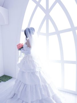 《(DATE A LIVE》狂三花嫁C O S P L A Y_【約會大作戰】時崎狂三 婚紗cosplay (13)