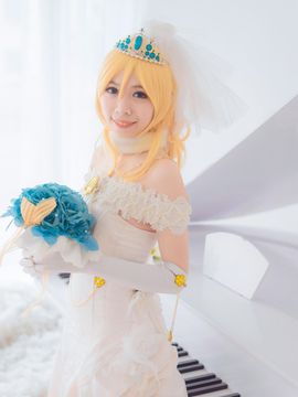 《Love Live! 》绚濑绘里花嫁.ver C O S_Lovelive！ 绚濑绘里 ❤ 婚纱花嫁 (3)