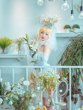 《Love Live! 》绚濑绘里花嫁.ver C O S_❤绘里婚纱 (10)