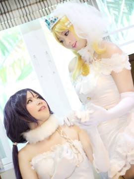 《Love Live! 》绚濑绘里花嫁.ver C O S_Eli x Nozomi (11)