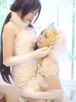 《Love Live! 》绚濑绘里花嫁.ver C O S_Eli x Nozomi (12)
