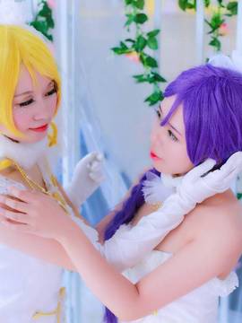 《Love Live! 》绚濑绘里花嫁.ver C O S_绘希的花园-婚纱觉醒 (1)