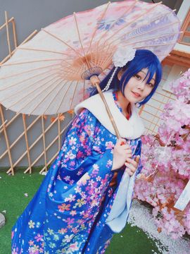 《Love Live!》田园海未未觉醒和服C O S_Love Live！园田海未 海爷正月未觉醒 (4)
