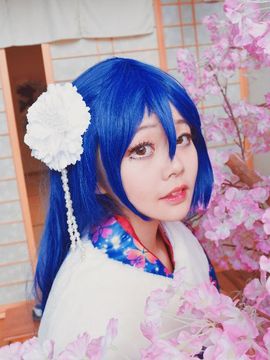 《Love Live!》田园海未未觉醒和服C O S_Love Live！园田海未 海爷正月未觉醒 (6)