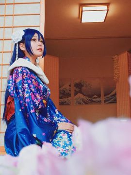《Love Live!》田园海未未觉醒和服C O S_Love Live！园田海未 海爷正月未觉醒 (10)