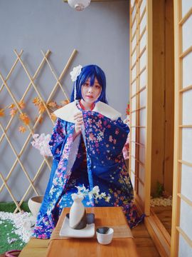 《Love Live!》田园海未未觉醒和服C O S_Love Live！园田海未 海爷正月未觉醒 (11)