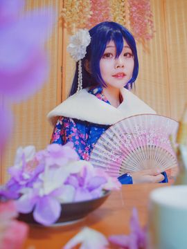 《Love Live!》田园海未未觉醒和服C O S_Love Live！园田海未 海爷正月未觉醒 (17)